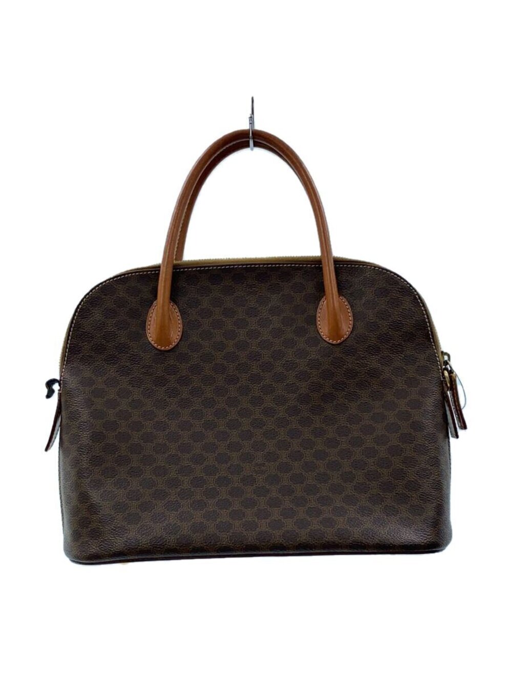 Celine Macadam Handbag Brown All over